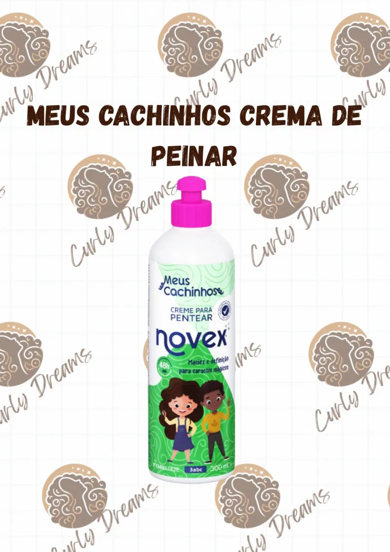 Crema de peinar Novex "Meus Cachinhos" (Mis Rizitos) de 300 ml.
