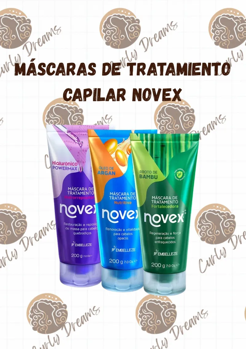 Máscaras de Tratamiento Capilar Novex de 200 g